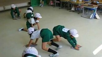 Дисциплина китайских детей - смотреть видео (1:07)