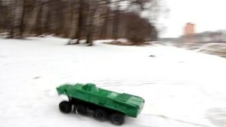 Серьёзная модель БТР-80 - смотреть видео (4:26)