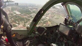 Полёт на Су-25 от первого лица - смотреть видео (6:39)