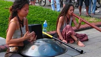 Большая дудка и ханг - смотреть видео (2:26)