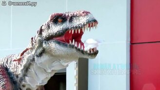 Розыгрыш Юрского периода - смотреть видео (2:22)