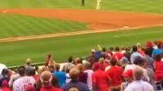 Белка переполошила стадион - смотреть видео (0:53)