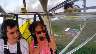 Кошка на аэроплане - смотреть видео (2:57)