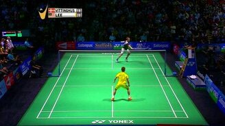 Мастерский розыгрыш воланчика - смотреть видео (1:03)