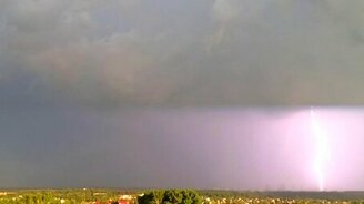 Гроза над Екатеринбургом - смотреть видео (2:05)