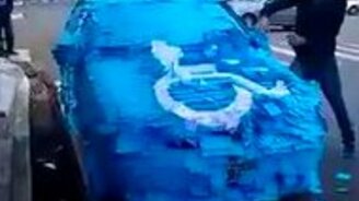 Позор неправильного водителя - смотреть видео (1:28)