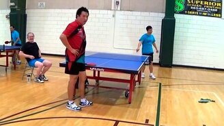 Отличный ход теннисиста - смотреть видео (0:54)