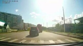 Случайно наказал нарушителя - смотреть видео (0:25)