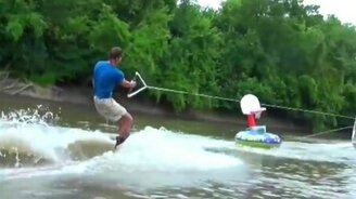 Рыбалка на ходу - смотреть видео (0:37)