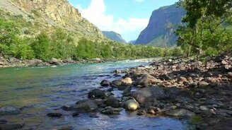 Долина Чулышман на Алтае - смотреть видео (4:29)