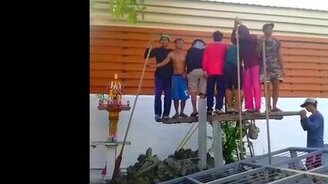 Как забить сваи без техники - смотреть видео (1:19)