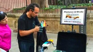 Картина на стекле за минуту - смотреть видео (1:12)