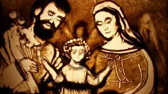 Песочная анимация: образы рождества - смотреть видео (7:18)