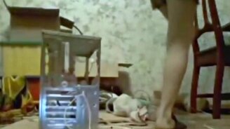 Неудача юного сварщика - смотреть видео (0:26)