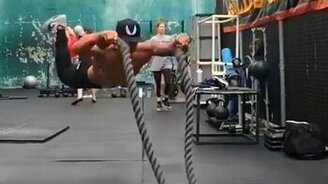 Когда спортсмен в ударе - смотреть видео (0:15)