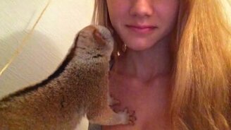 Ленивец и его хозяйка - смотреть видео (2:21)