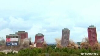 Не совсем удачный снос - смотреть видео (0:22)