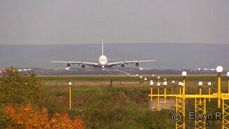 Красивый взлёт самолёта - смотреть видео (1:19)