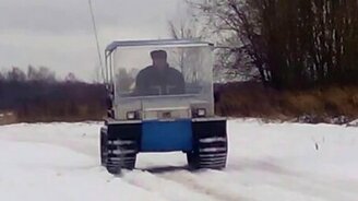 Авторский вездеход - смотреть видео (2:03)