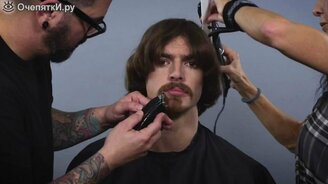 История моды на стрижки и бороду у мужчин - смотреть видео (1:14)