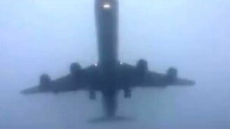 Посадка в густом тумане - смотреть видео (0:21)