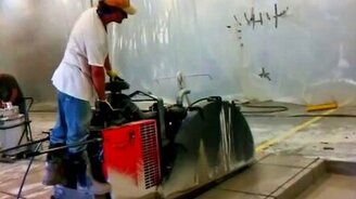 Как распилить камень - смотреть видео (6:28)