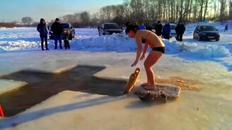 Это всё врут, что не холодно! - смотреть видео (1:31)