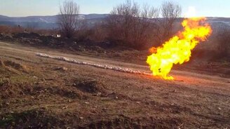 Как горит порох - смотреть видео (1:43)