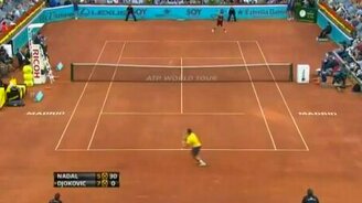 Ловко выиграл сет - смотреть видео (1:22)