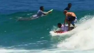 Невоспитанный сёрфер - смотреть видео (0:07)