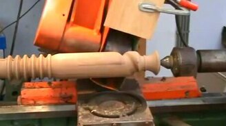 Работа станка для резьбы по дереву - смотреть видео (1:49)