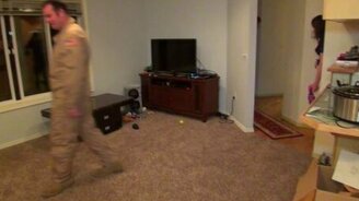 Немец встречает солдата - смотреть видео (2:36)