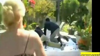 Приколы и курьёзы на свадьбах - смотреть видео (3:05)