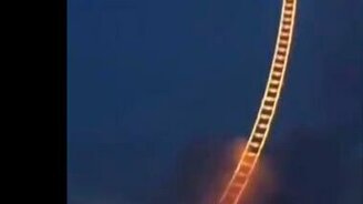 Лестница в небо и салют - смотреть видео (2:46)