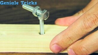 Откручиваем болт без нужного ключа - смотреть видео (0:57)
