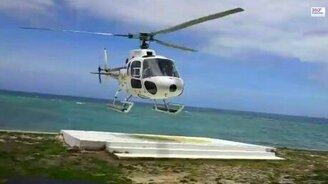 Посадка в сильный ветер у океана - смотреть видео (0:42)