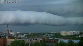 Редкие тучи над Москвой - смотреть видео (1:51)
