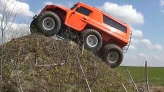 Снегоболотоход Литвина - смотреть видео (4:30)