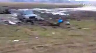 Неудачно привязали трос - смотреть видео (0:13)