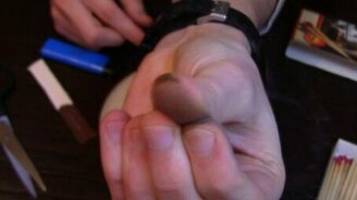 Фокус с дымом из пальцев - смотреть видео (2:14)