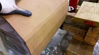 Звуки от сухолого льда - смотреть видео (0:33)