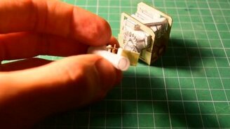 Минидвигатель из бумаги - смотреть видео (1:15)