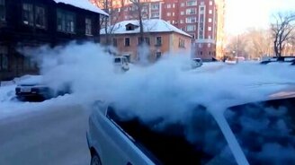 Незамерзайка в мороз - смотреть видео (0:12)