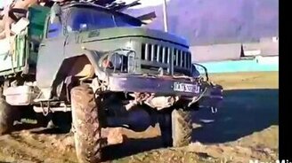 На дыбы из-за перегруза - смотреть видео (5:19)