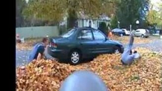 Напали возле автомобиля - смотреть видео (0:32)