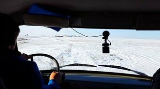 Суровая езда на УАЗе - смотреть видео (0:50)