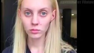 Коварство макияжа - смотреть видео (1:30)