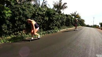 Скоростной спуск девушек - смотреть видео (5:07)