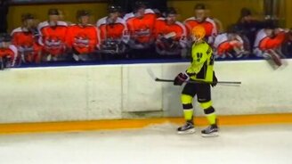 Победная походка хоккеиста - смотреть видео (0:15)