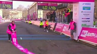 Нелепый получился финиш - смотреть видео (0:16)